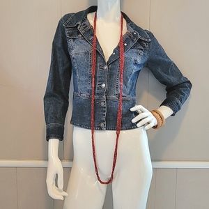 Vintage African Glass Seed Bead Flapper Necklace